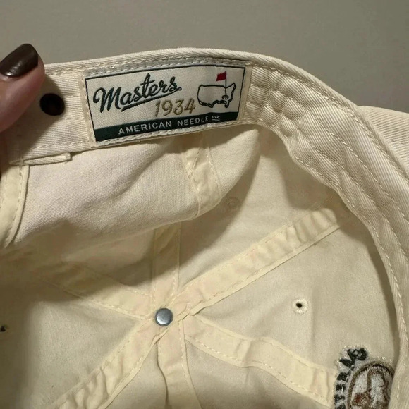 Masters 1934 cream/off white dad hat - Picture 7 of 9